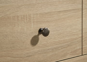 Arielle 6-drawer Bedroom Dresser with Mirror Light Oak