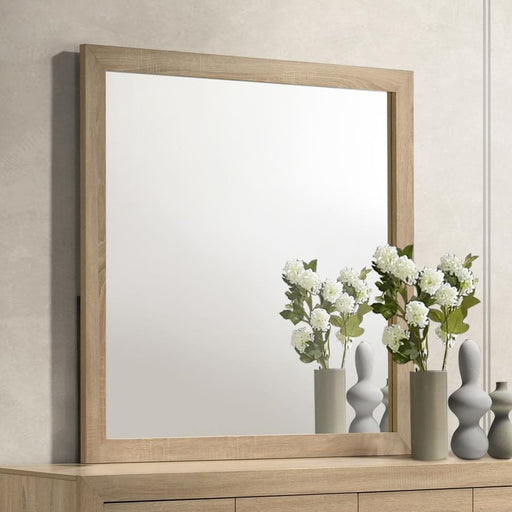 Arielle Dresser Mirror Light Oak Default Title