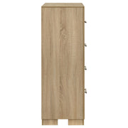 Arielle 4-drawer Bedroom Chest of Drawers Light Oak