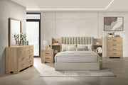 Arielle 4-drawer Bedroom Chest of Drawers Light Oak