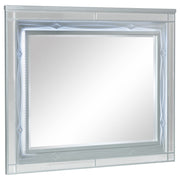 Gunnison Bedroom Set Silver Metallic