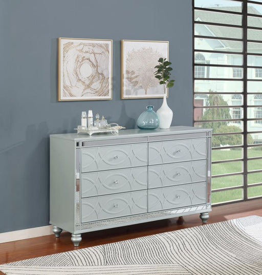 Gunnison 6-drawer Dresser Silver Metallic Default Title