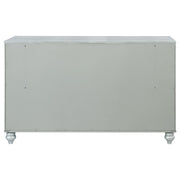 Gunnison 6-drawer Dresser Silver Metallic