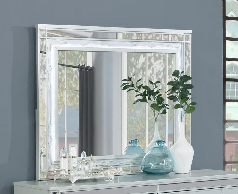 Gunnison Dresser Mirror Silver Metallic Default Title