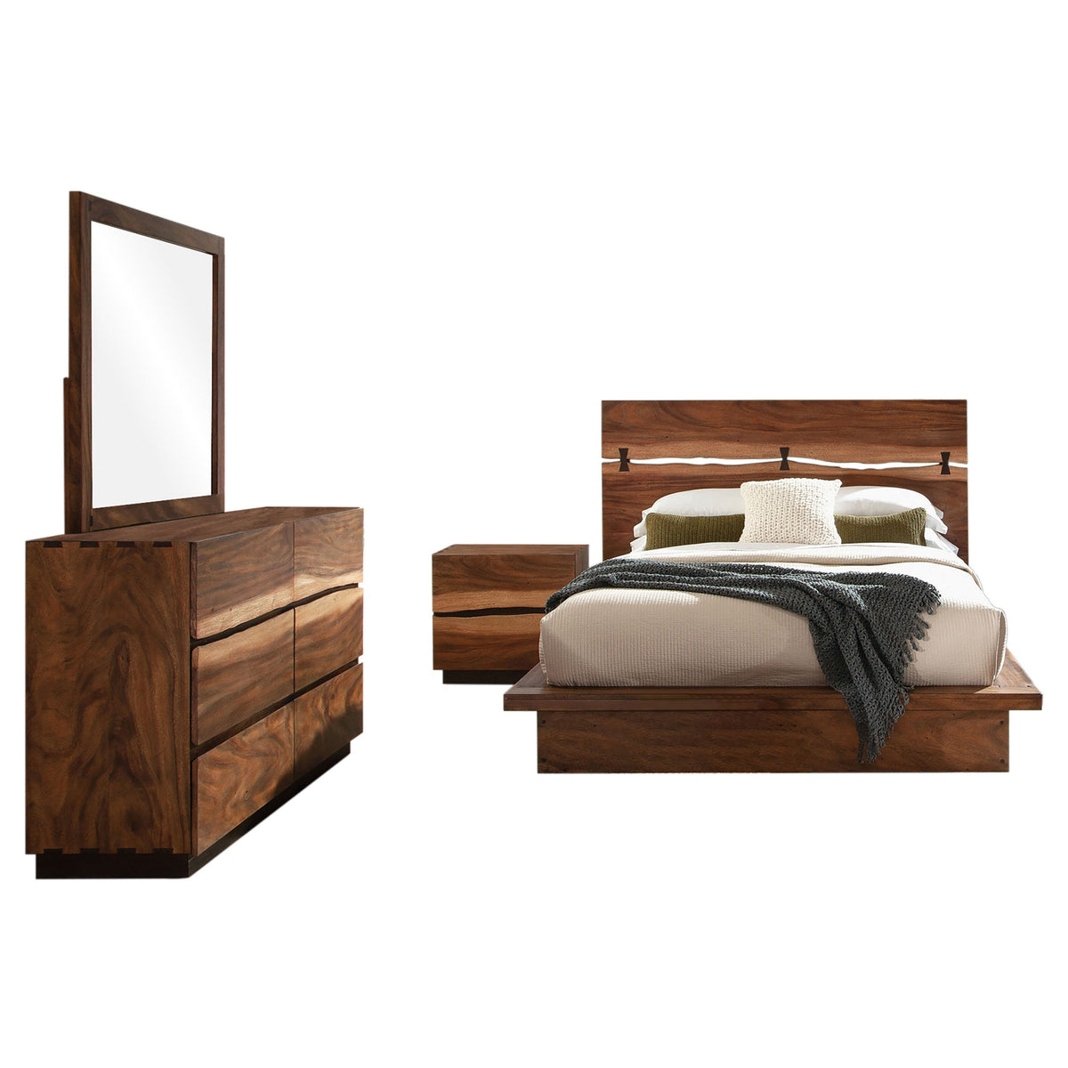 Winslow Bedroom Set Smokey Walnut