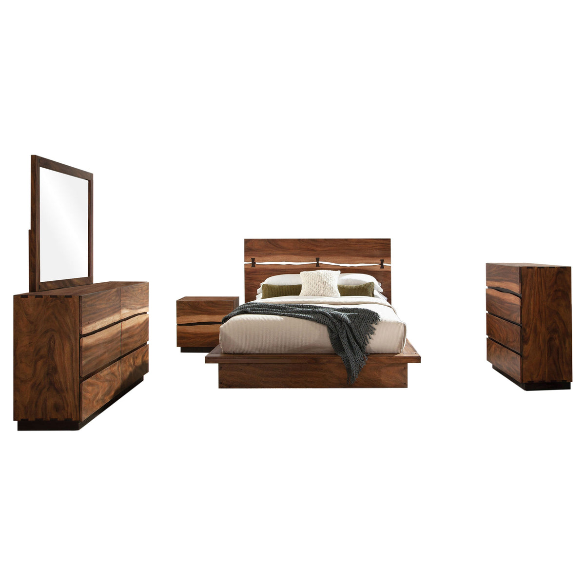 Winslow Bedroom Set Smokey Walnut
