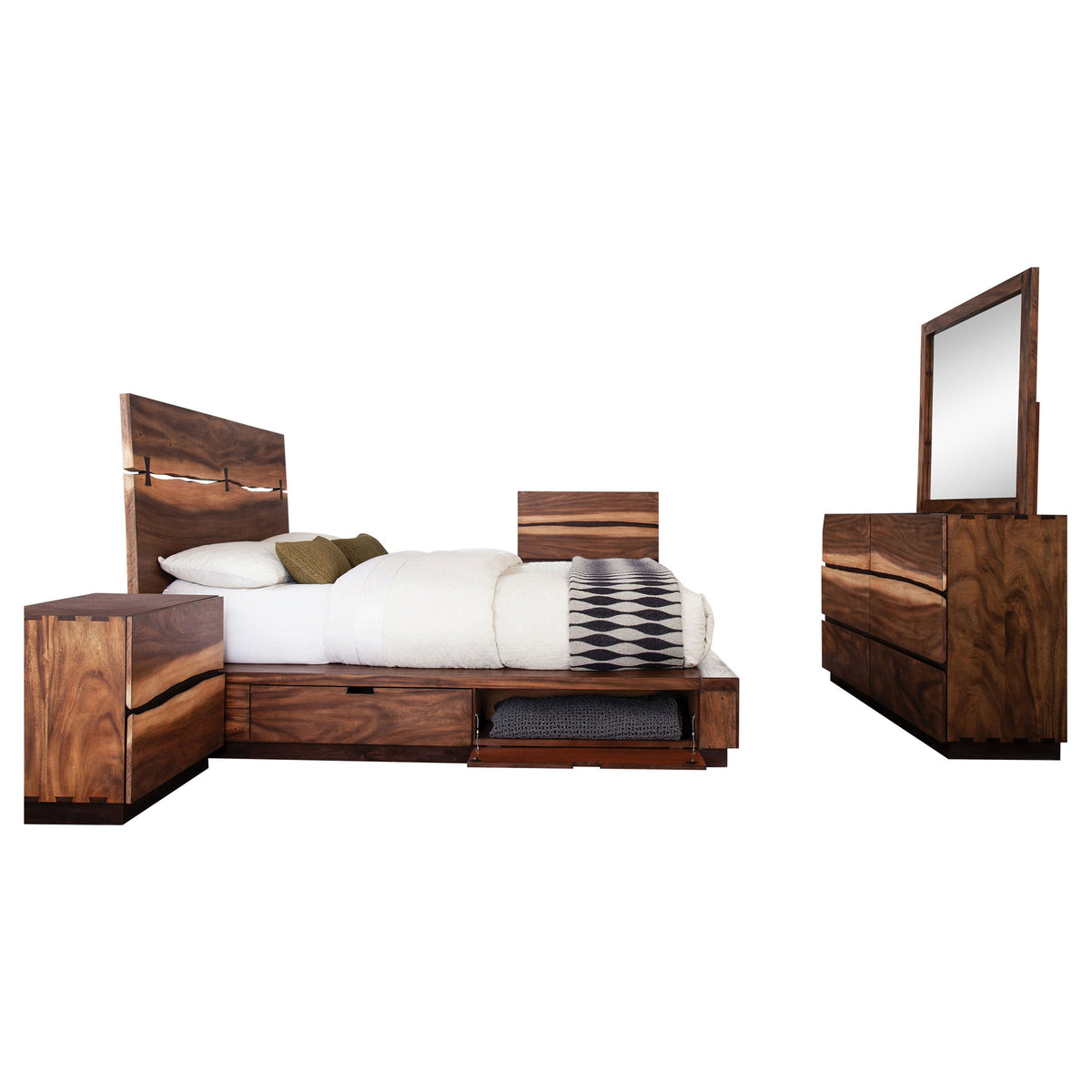 Winslow Bedroom Set Smokey Walnut