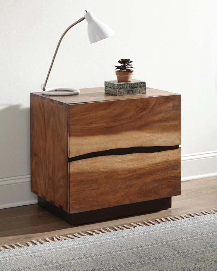 Winslow 2-drawer Nightstand Smokey Walnut Default Title