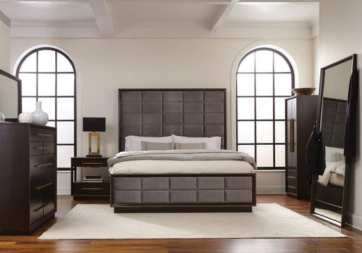 Durango Bedroom Set Smoked Peppercorn Eastern King 4-piece
