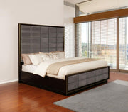 Durango 77-inch Panel Bed Smoked Peppercorn California King
