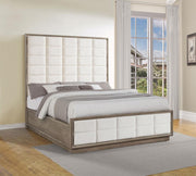 Durango 77-inch Panel Bed Taupe Oak California King