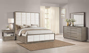 Durango Bedroom Set Taupe Oak Queen 4-piece