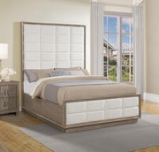 Durango 77-inch Panel Bed Taupe Oak Queen