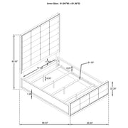 Durango 77-inch Panel Bed