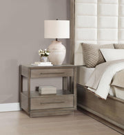 Durango 2-drawer Nightstand Taupe Oak