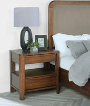 Maderia 2-drawer Nightstand Bedside Table Walnut Default Title