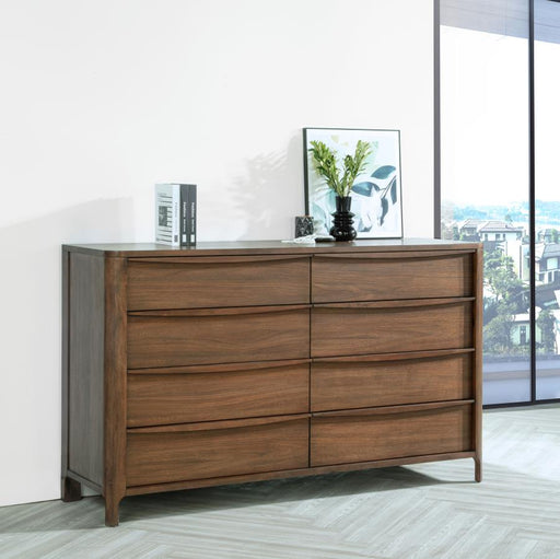 Maderia 8-drawer Dresser Cabinet Walnut Default Title