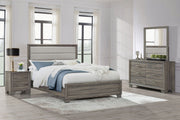Wright Bedroom Set Brown Oak
