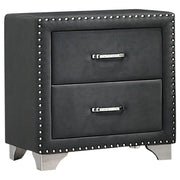 Melody Upholstered 2-drawer Nightstand