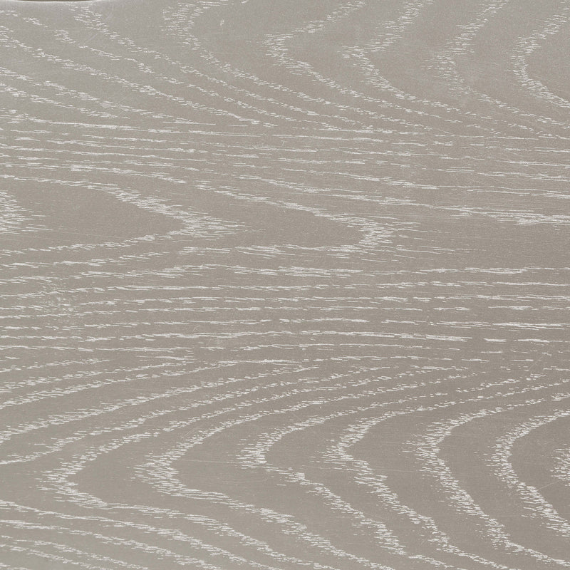 Evangeline Wood LED Panel Bed Silver Oak