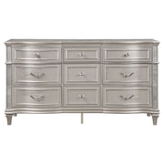 Evangeline 9-drawer Dresser Silver Oak