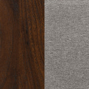 Welsley 50-inch Upholstered Bed Walnut