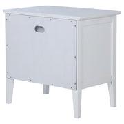 Bexhill 1-drawer Nightstand Bedside Table White