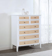 Bexhill 8-drawer Chest of Drawers White Default Title