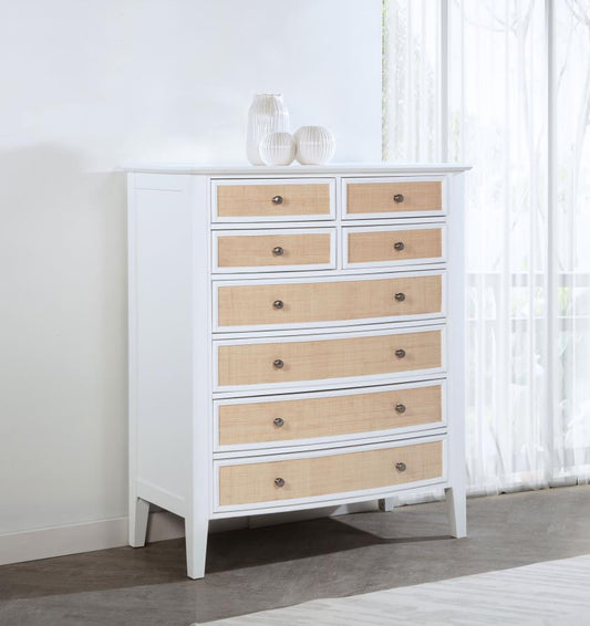 Bexhill 8-drawer Chest of Drawers White Default Title