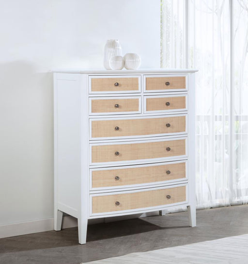 Bexhill 8-drawer Chest of Drawers White Default Title