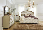 Antonella Bedroom Set Ivory Queen 4-piece
