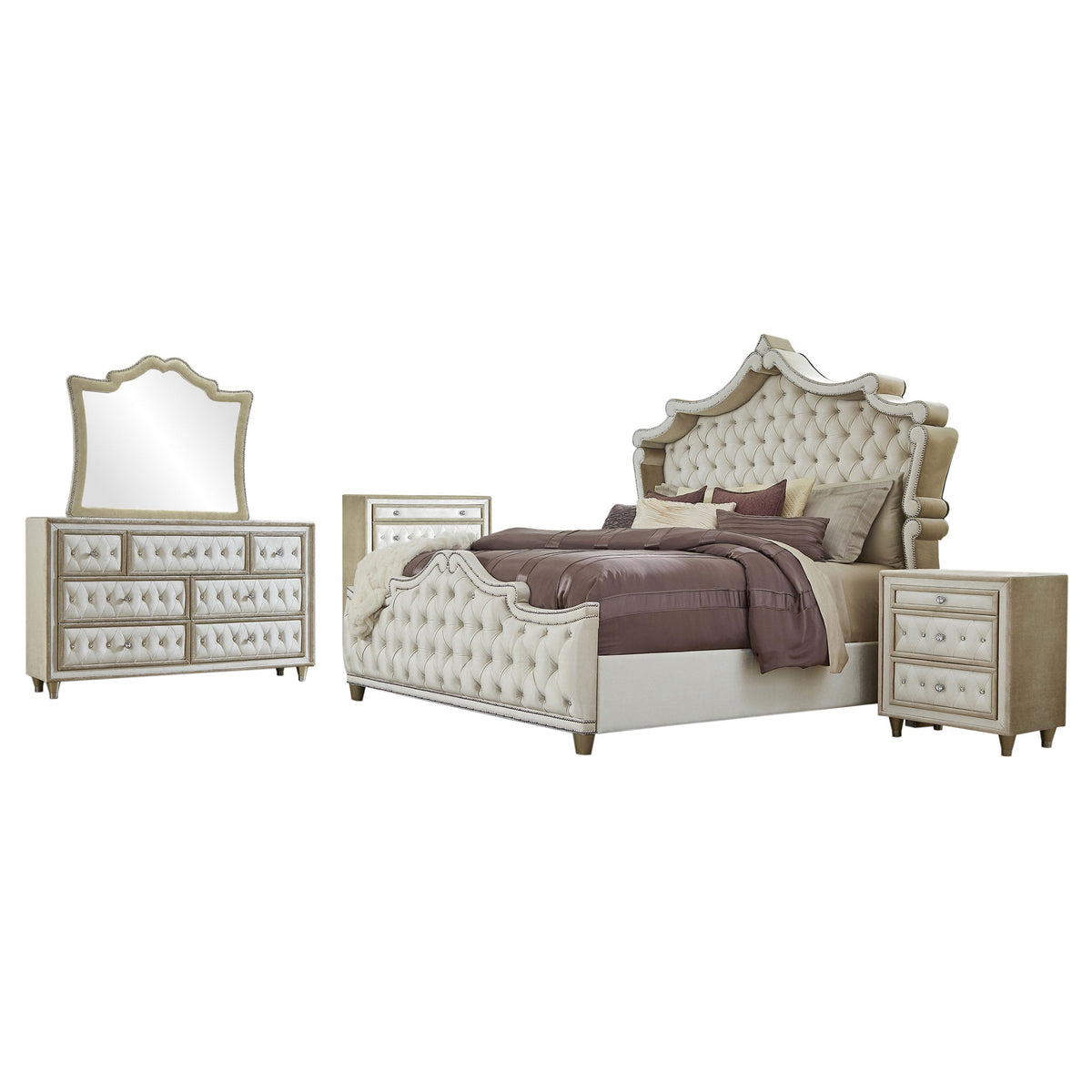 Antonella Bedroom Set Ivory