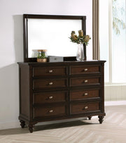 Andover 8-drawer Dresser and Mirror Dark Oak Default Title