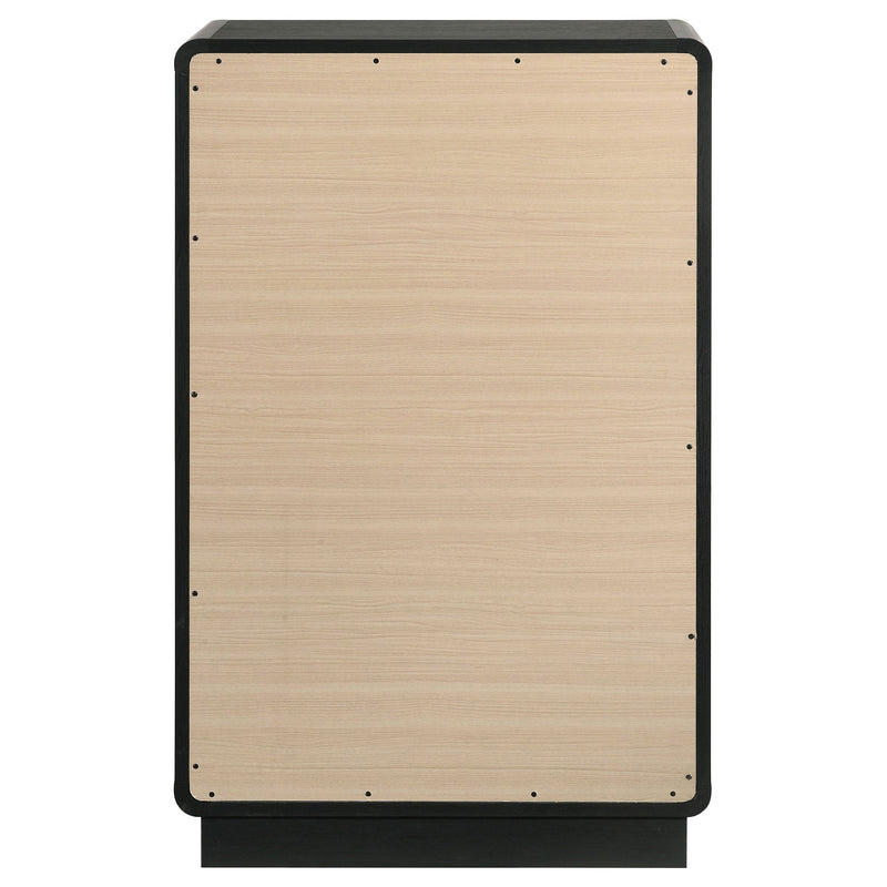 Cavelle 5-drawer Chest of Drawers Black