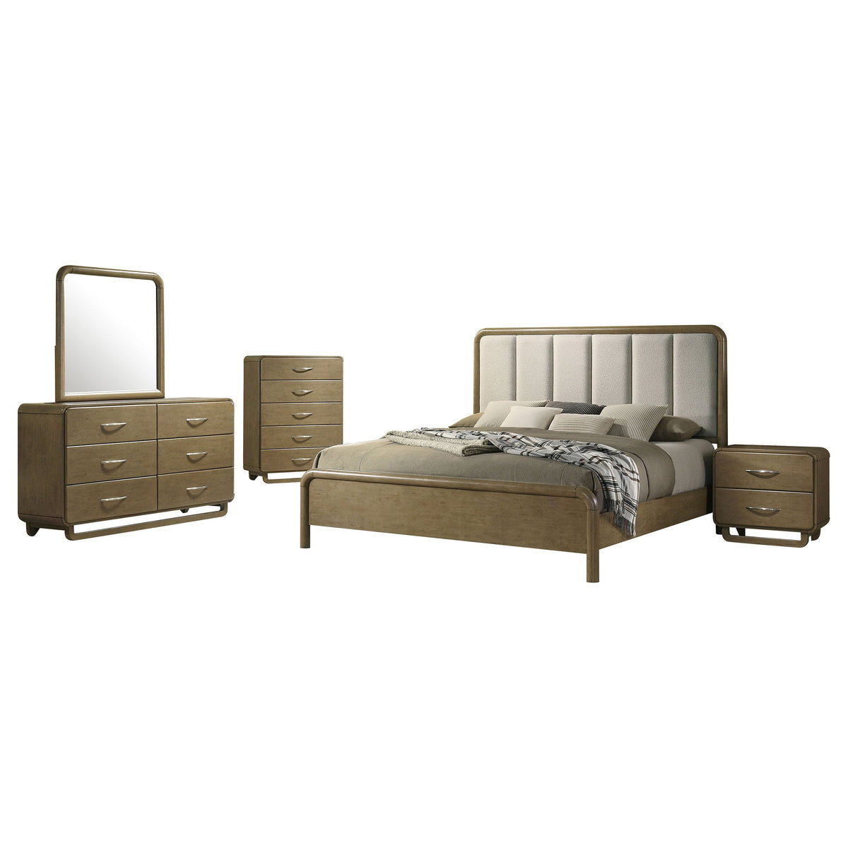 Amsbury Bedroom Set Nutmeg