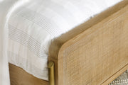 Arini Rattan Panel Bed