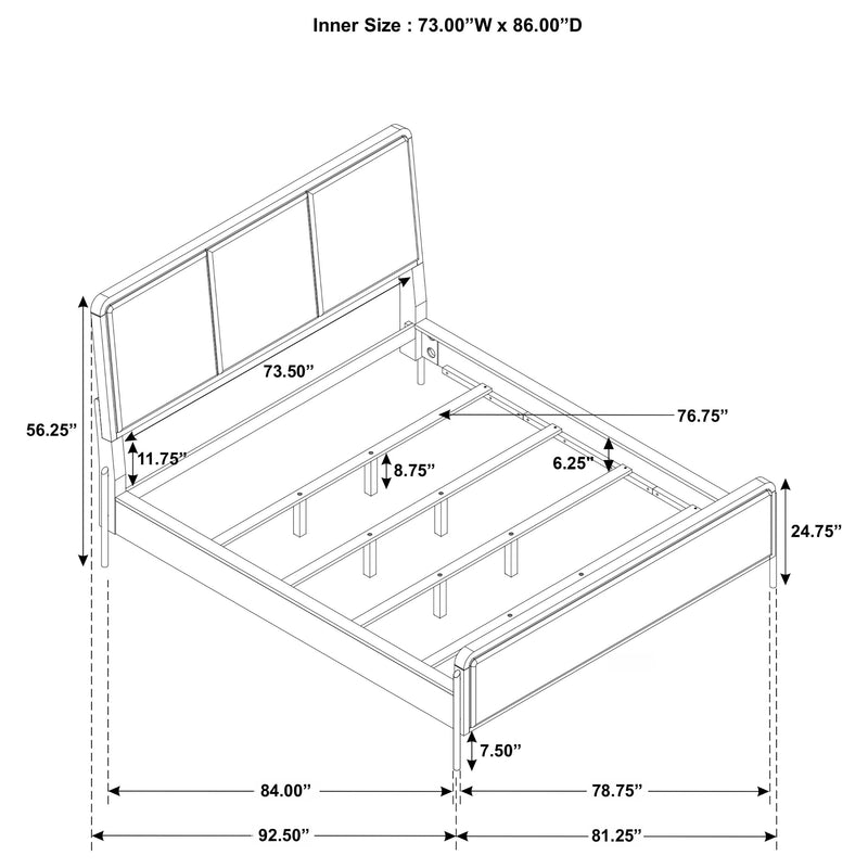 Arini 56-inch Panel Bed