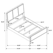 Arini Upholstered Panel Bed