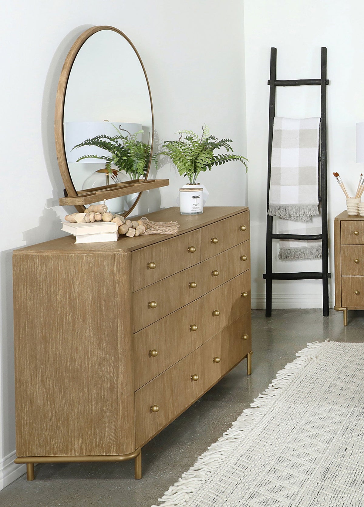 Arini 8-drawer Dresser with Mirror