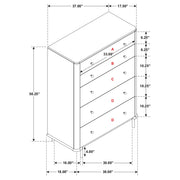 Arini 5-drawer Bedroom Chest