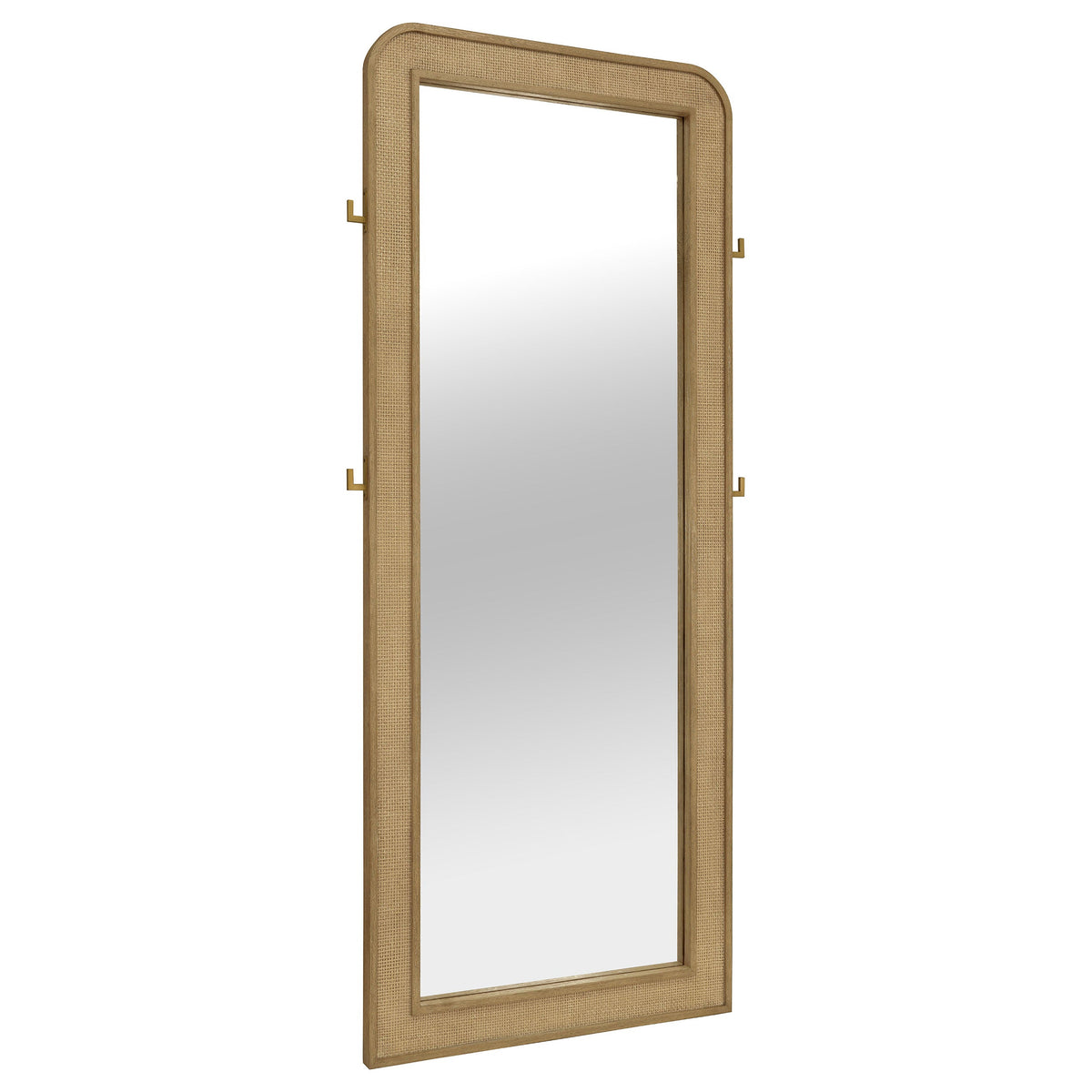 Arini Cane Weave Full Length Standing Floor Mirror