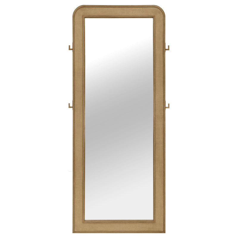 Arini Cane Weave Full Length Standing Floor Mirror