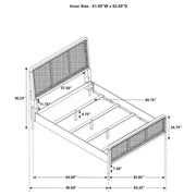Arini Rattan Panel Bed