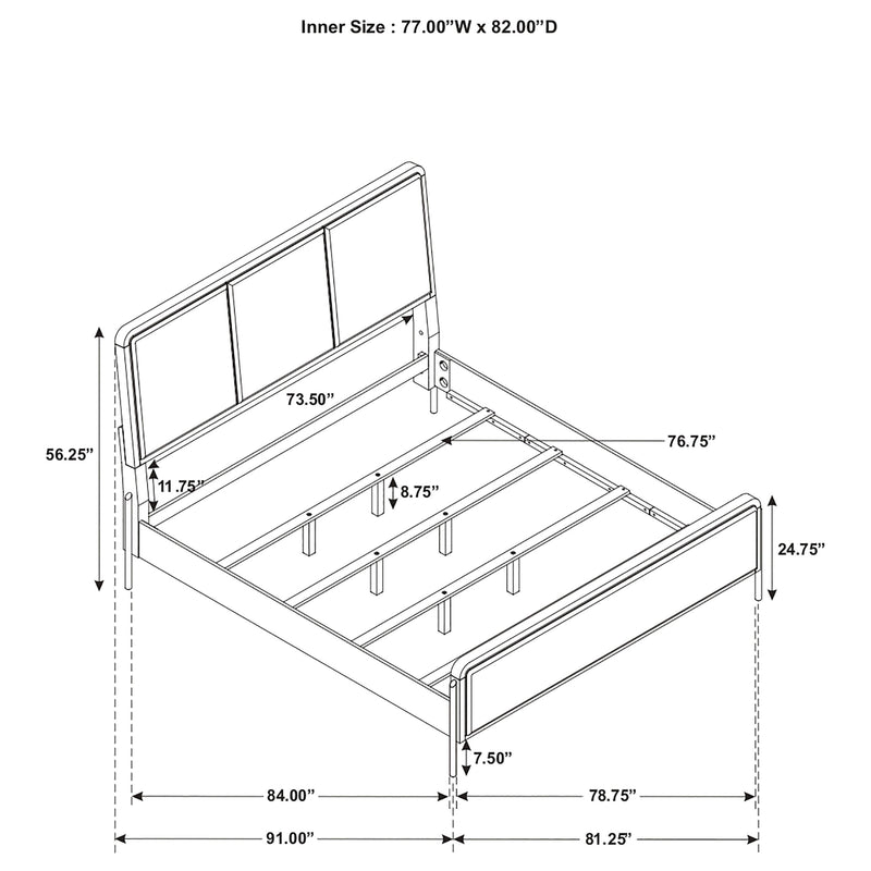Arini 56-inch Panel Bed