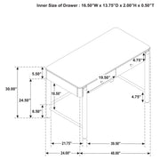 Arini Makeup Vanity Table and Mirror Set
