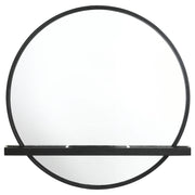 Arini Round Vanity Wall Mirror with Shelf