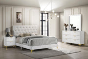 Kendall Bedroom Set White Eastern King 4-piece
