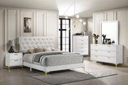 Kendall Bedroom Set White Eastern King 5-piece