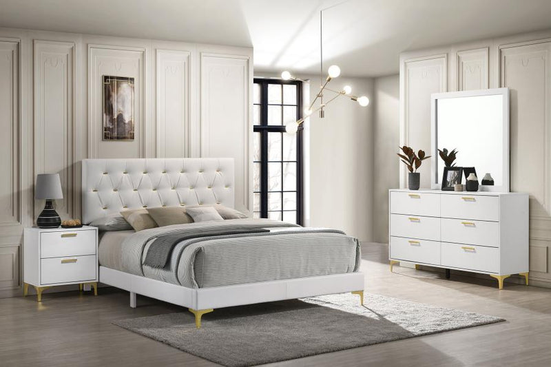 Kendall Bedroom Set White Queen 4-piece