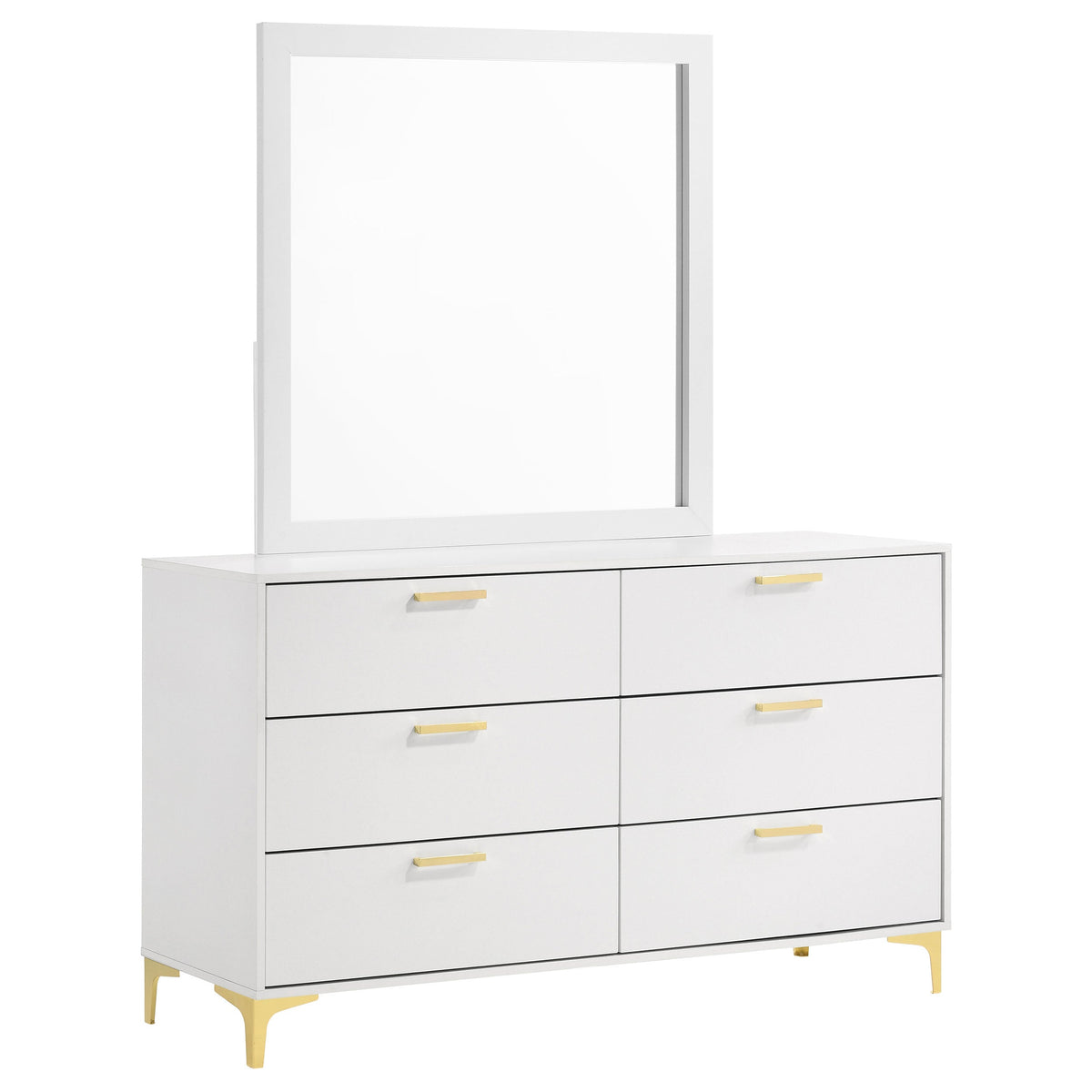 Kendall 6-drawer Dresser with Mirror